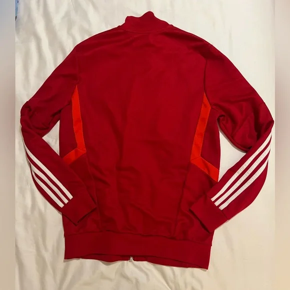 Adidas red zip up jacket - Picture 3 of 3